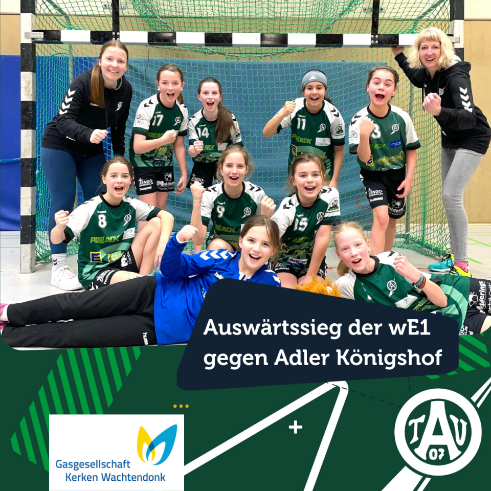 Auswärtssieg der wE1 gegen Adler Königshof