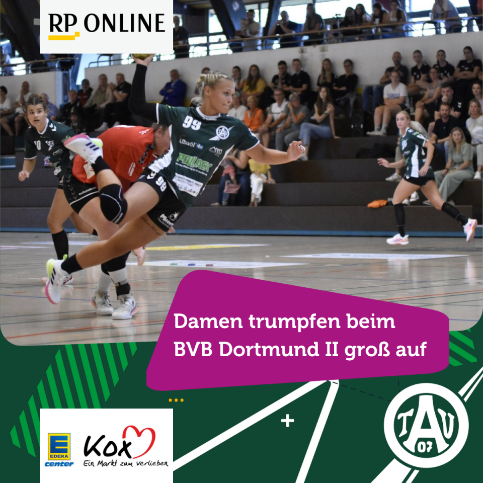 Damen des TV Aldekerk trumpfen beim BVB Dortmund II gross auf