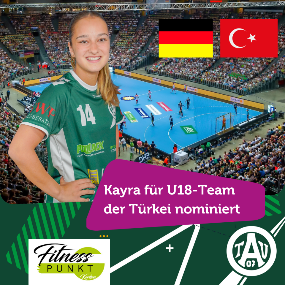 Kayra Kir vom TV Aldekerk für U18-Nationalteam der Türkei nominiert