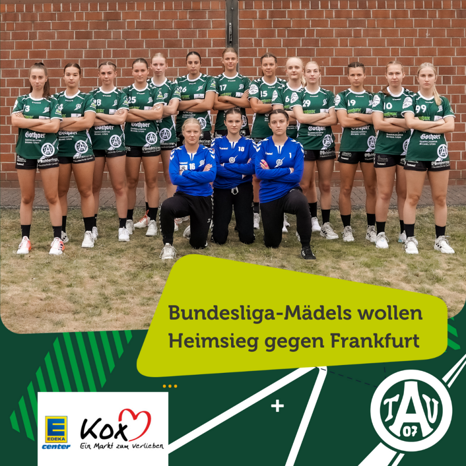 Bundesliga-Mädels möchten mit Heimsieg starten