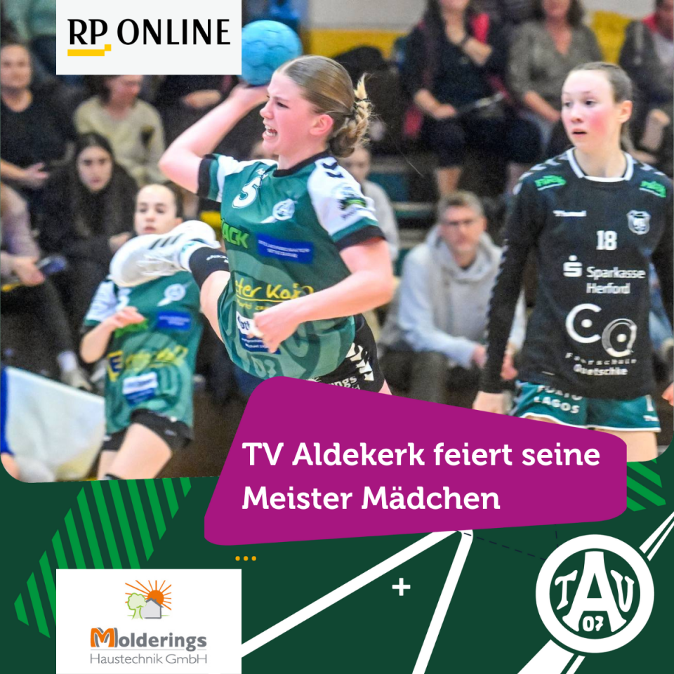 TV Aldekerk feiert seine Meister Mädchen