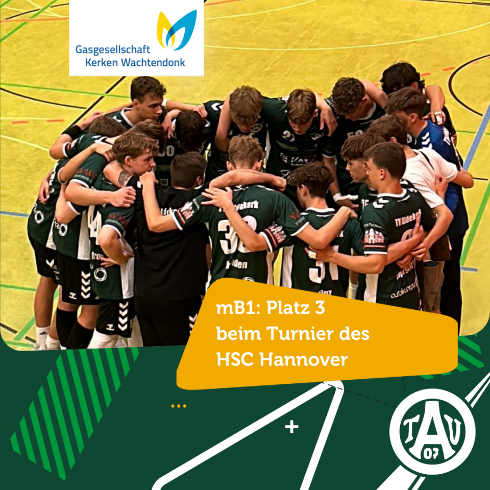 mB1: Platz 3 beim Turnier des HSC Hannover