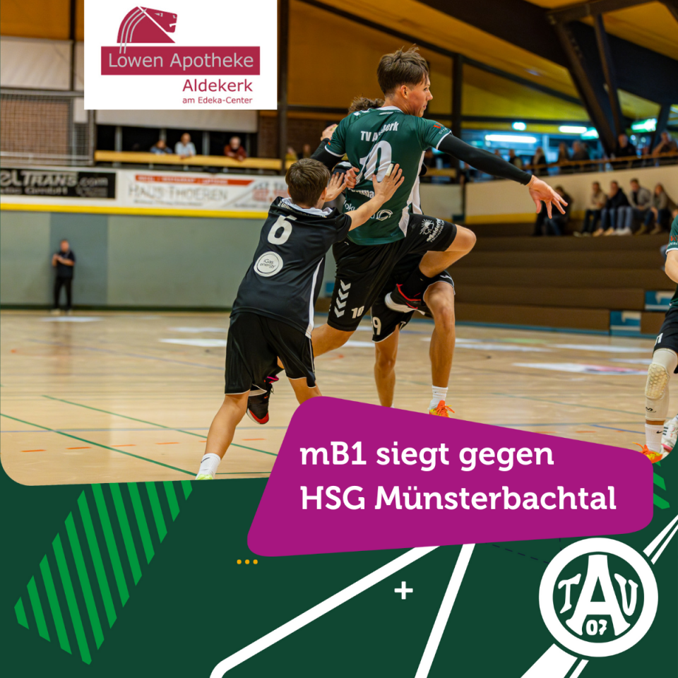 mB1 siegt gegen HSG Münsterbachtal