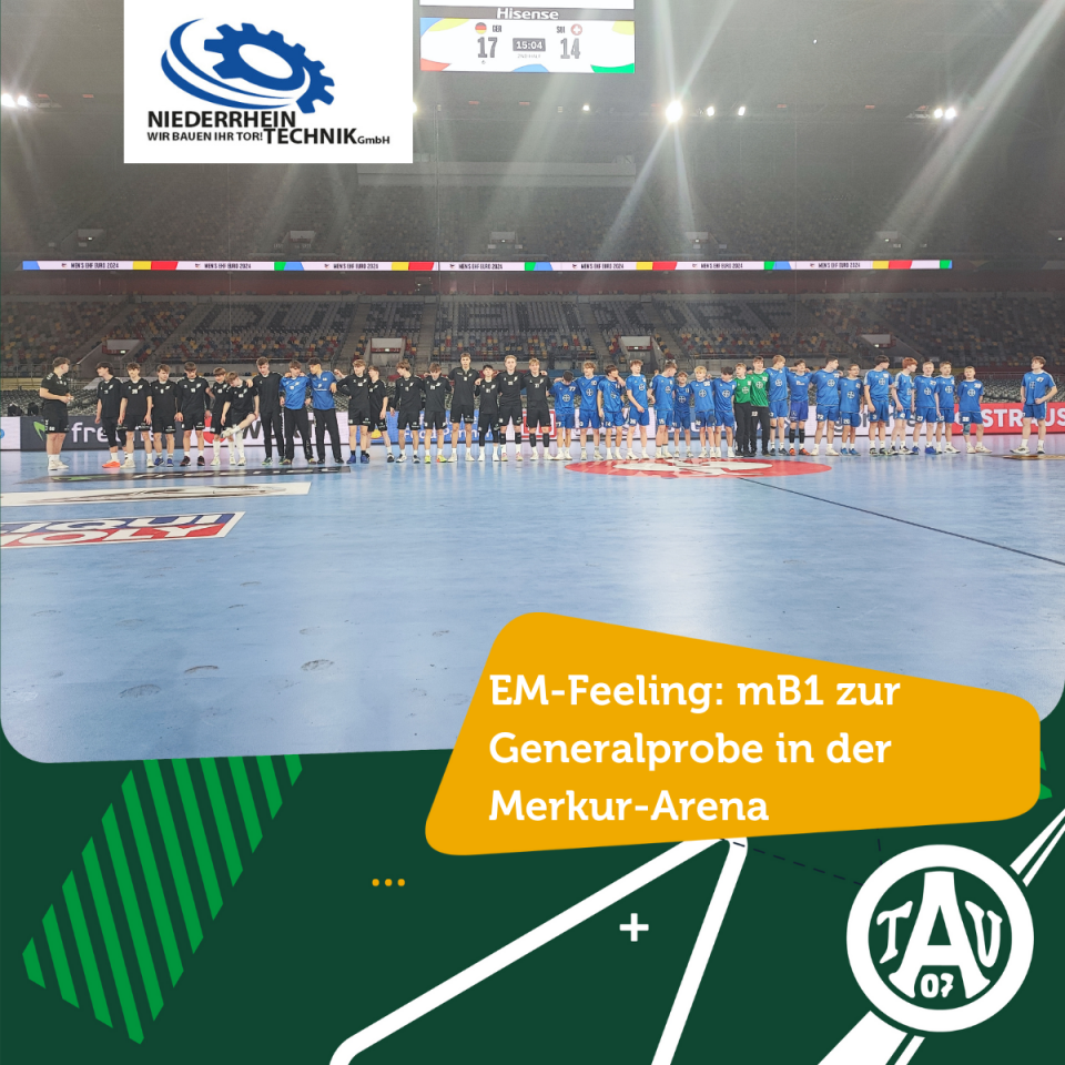 EM-Feeling: mB1 zur Generalprobe in der Merkur-Arena